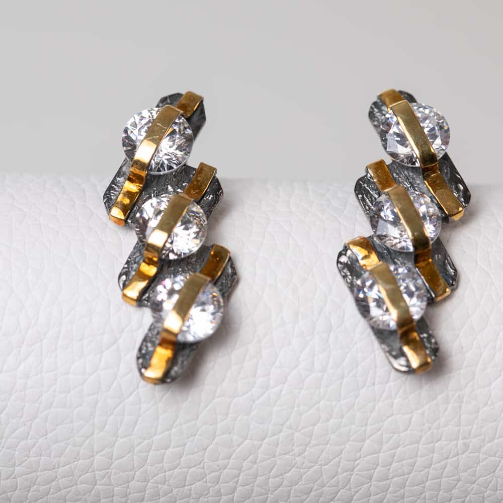 Modern Crystal Earrings