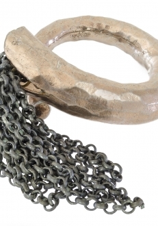 Gold and Antique Silver Multi-Chain Ring