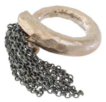 Gold and Antique Silver Multi-Chain Ring