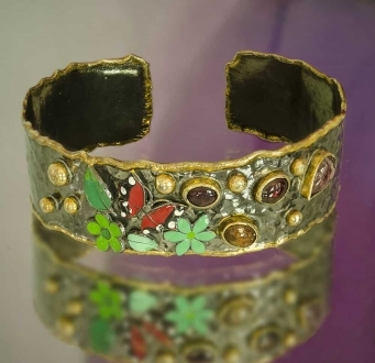 Springtime Flower Cuff