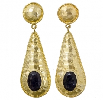 Blue Sapphire Earrings