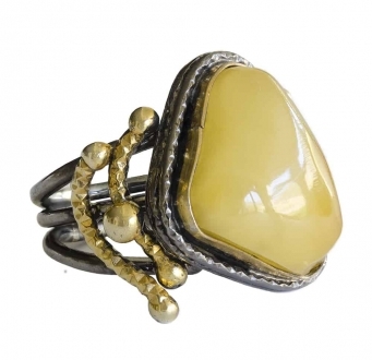 Rare Honey Amber Ring