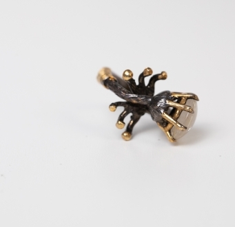 Wraparound Quartz Crystal Ring