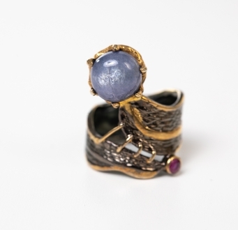 Cat’s Eye Moon Ring