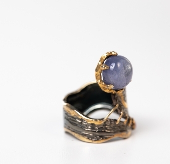 Cat’s Eye Moon Ring