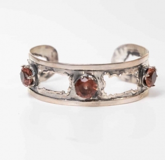 Silver and Zultanite Cuff