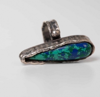 Azurite Malachite Energy Ring