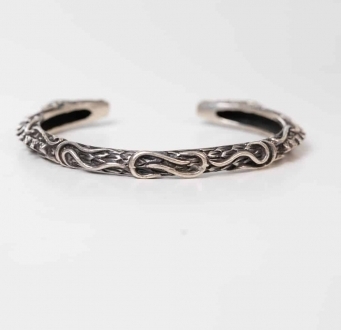 Burnished Silver Cuff