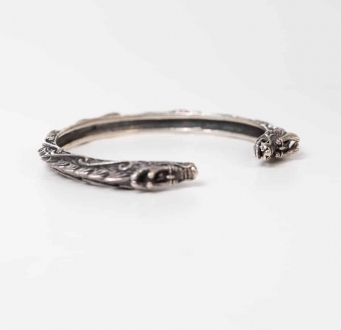 Burnished Silver Cuff