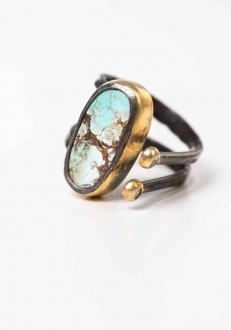 Blue Turquoise Ring