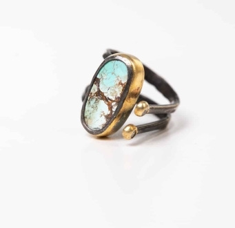 Blue Turquoise Ring