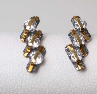 Modern Crystal Earrings