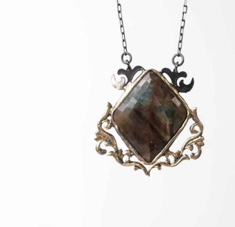 Back in Time Sapphire Pendant