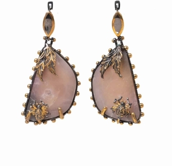 Spider on My Heart Earrings